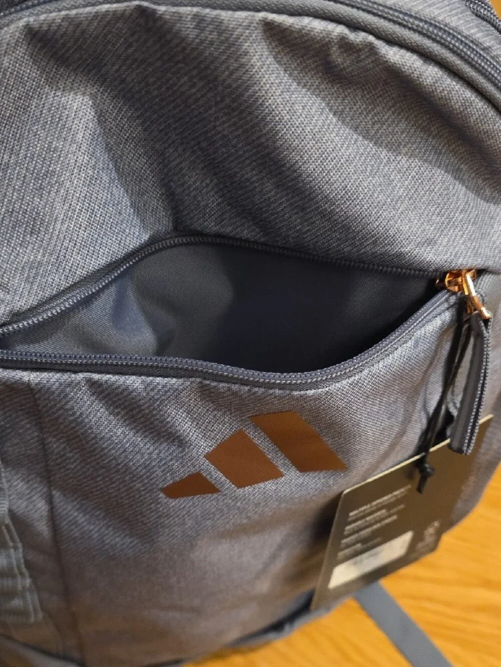 adidas Grey/Rose Gold Youth Excelerator Backpack